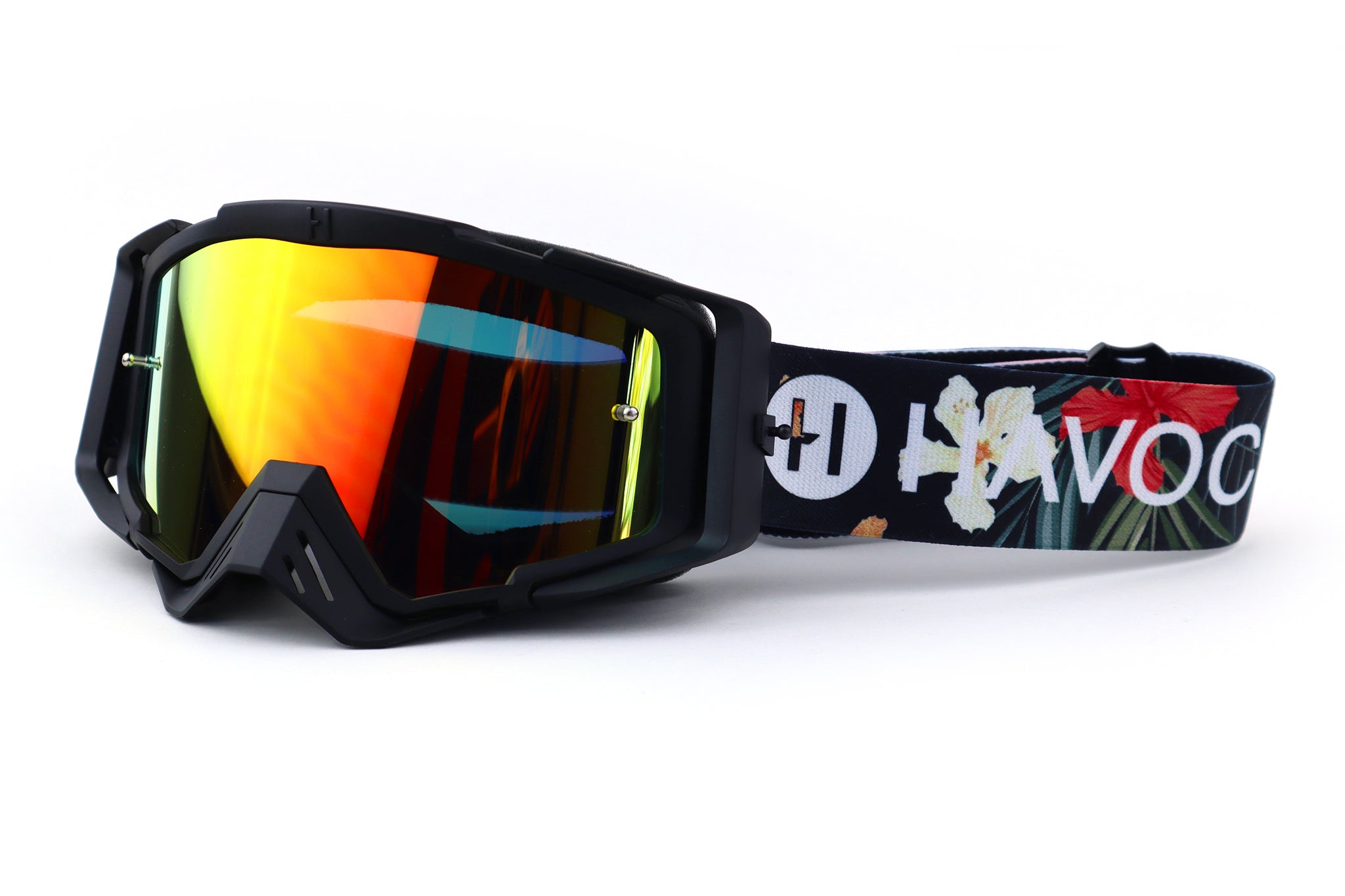 havoc mx goggles Havoc Elite Goggles Flower – On 2 Wheels BMX