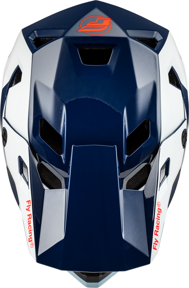 2024 FLY RAYCE BICYCLE HELMET RED/WHITE/BLUE