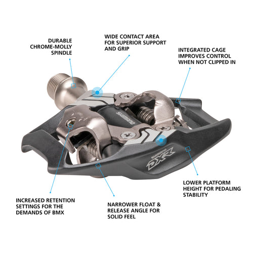 PEDAL, PD-MX70, DXR, SPD PEDAL, W/CLEAT (SM-SH51)