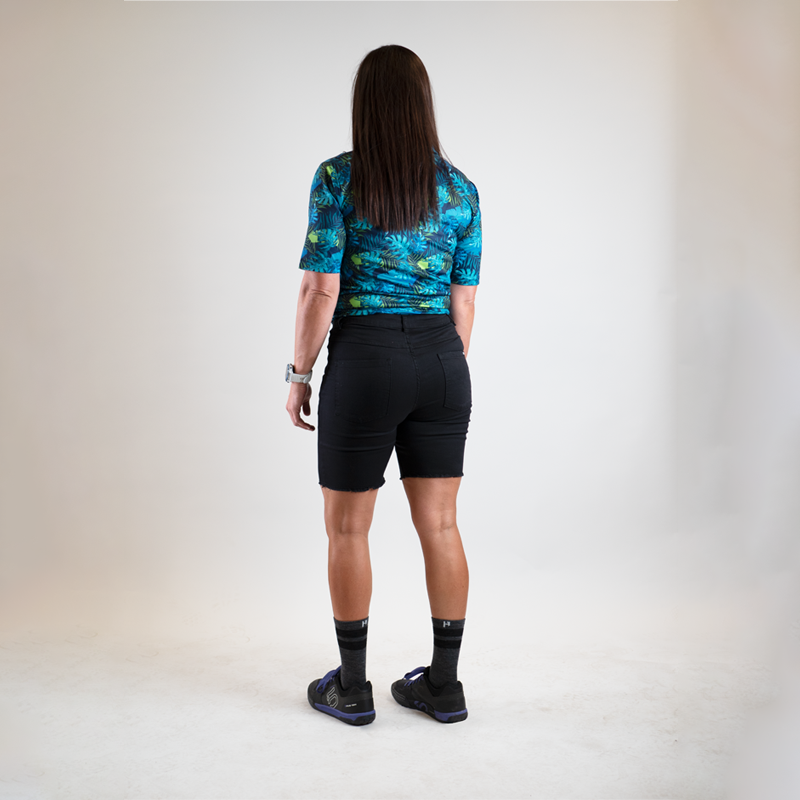 Handup Stretch Jorts - Pure Black