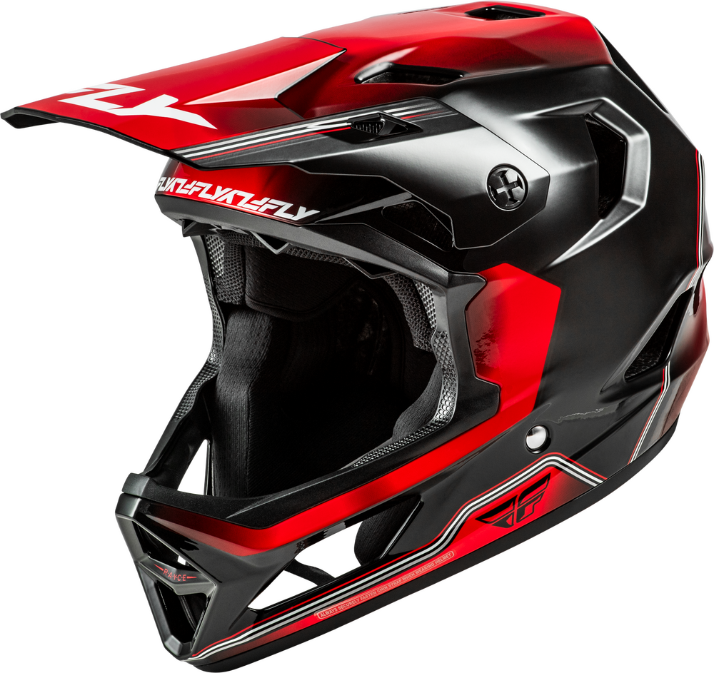 2026 FLY RACING RAYCE REPEAT BICYCLE HELMET BLACK/RED