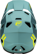 2024 FLY RAYCE BICYCLE HELMET MATTE BLUE STONE/HI-VIS