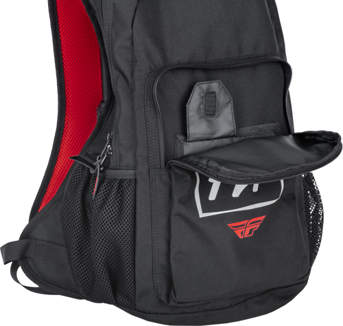 FLY RACING JUMP PACK BACKPACK BLACK/GREY/RED