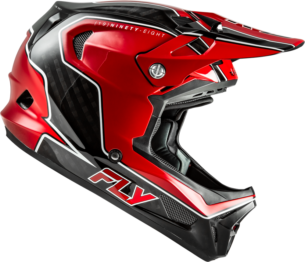 2026 WERX-R FLOW CARBON HELMET BLACK CARBON/RED