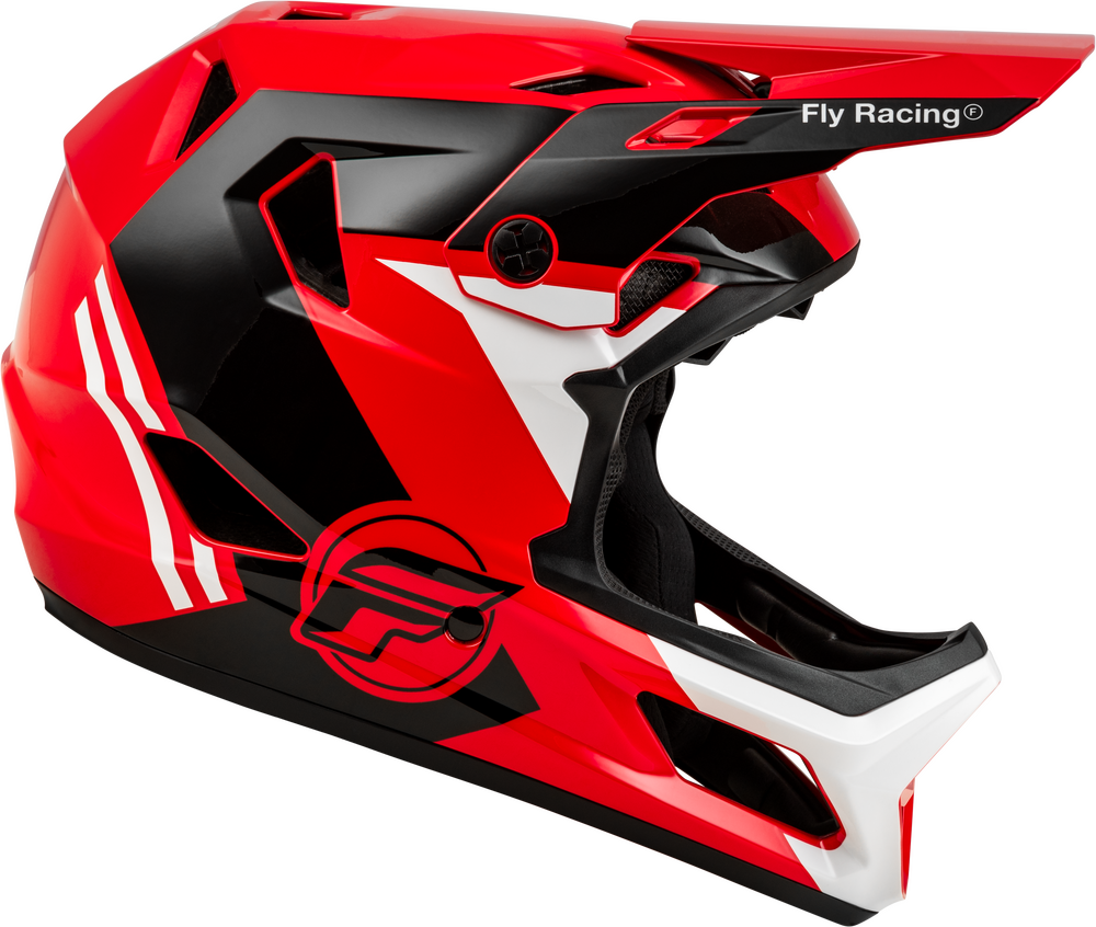 2024 FLY RAYCE BICYCLE HELMET RED/BLACK/WHITE