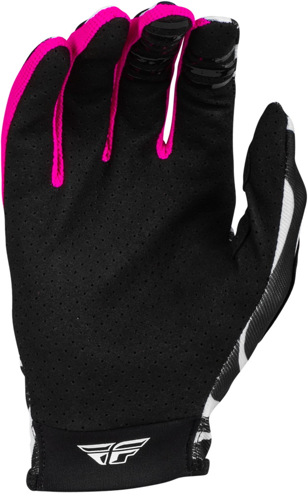 FLY RACING LITE UNCAGED GLOVES BLACK/WHITE/NEON PINK