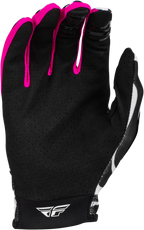 FLY RACING LITE UNCAGED GLOVES BLACK/WHITE/NEON PINK