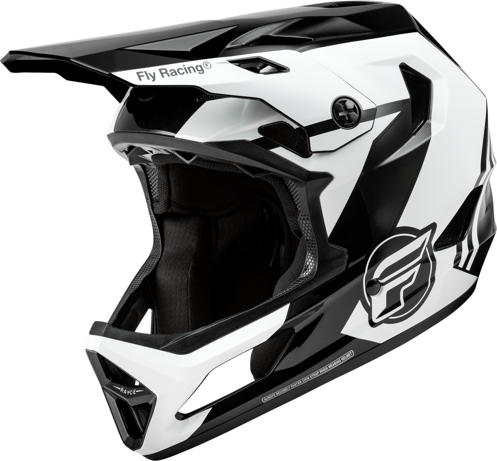 2024 FLY RAYCE BICYCLE HELMET BLACK/WHITE/GREY