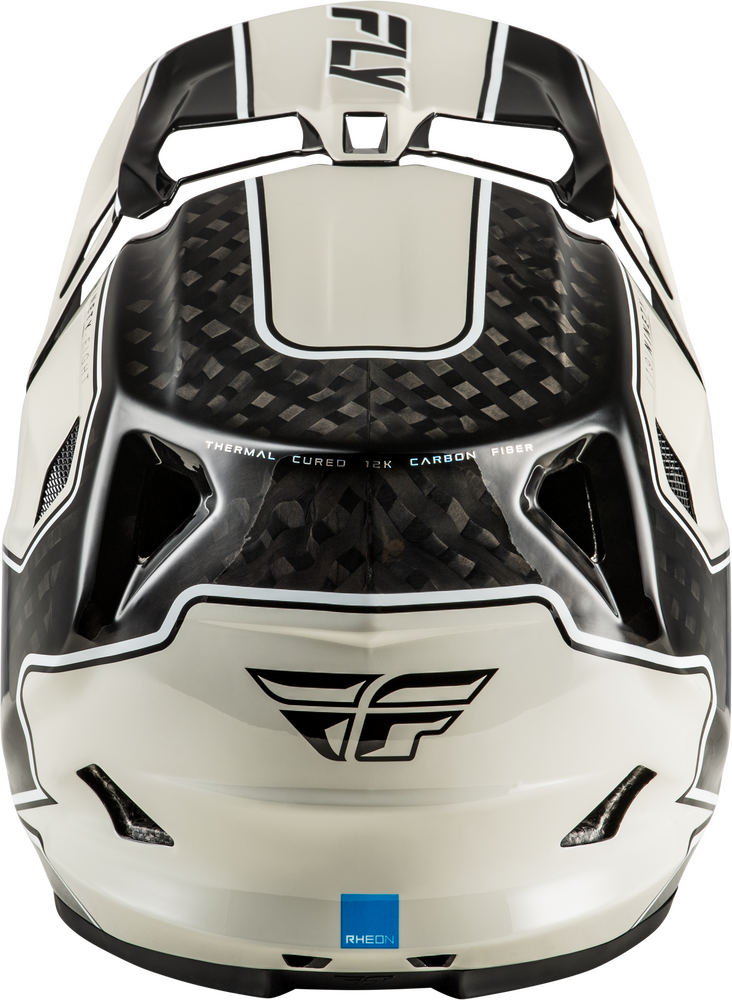 2026 FLY RACING WERX-R CARBON HELMET BLACK CARBON/GREY