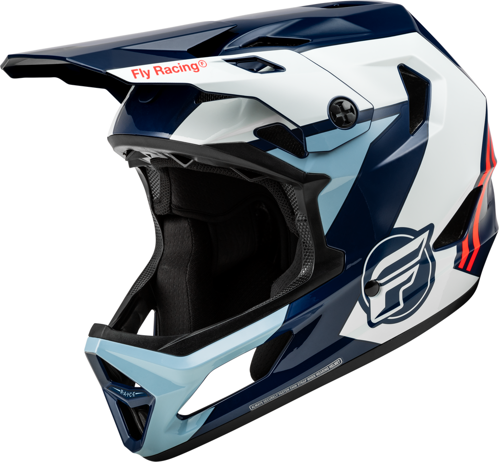 2024 FLY RAYCE BICYCLE HELMET RED/WHITE/BLUE