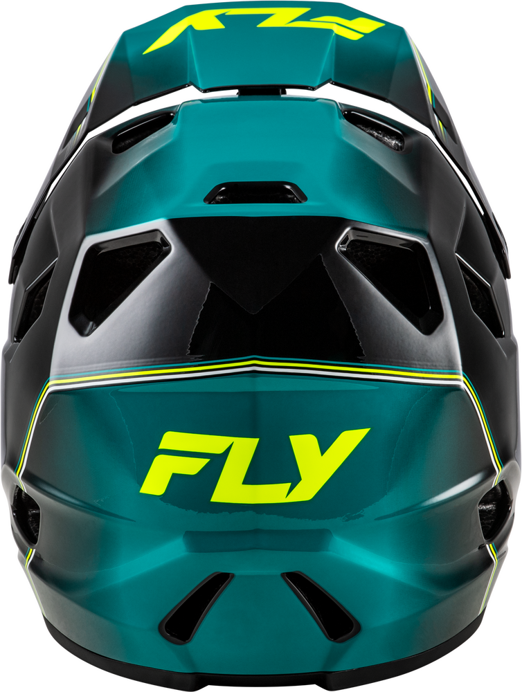 2026 FLY RACING RAYCE REPEAT BICYCLE HELMET BLACK/TEAL/HI-VIS
