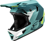 2024 FLY RAYCE BICYCLE HELMET MATTE BLUE STONE/HI-VIS