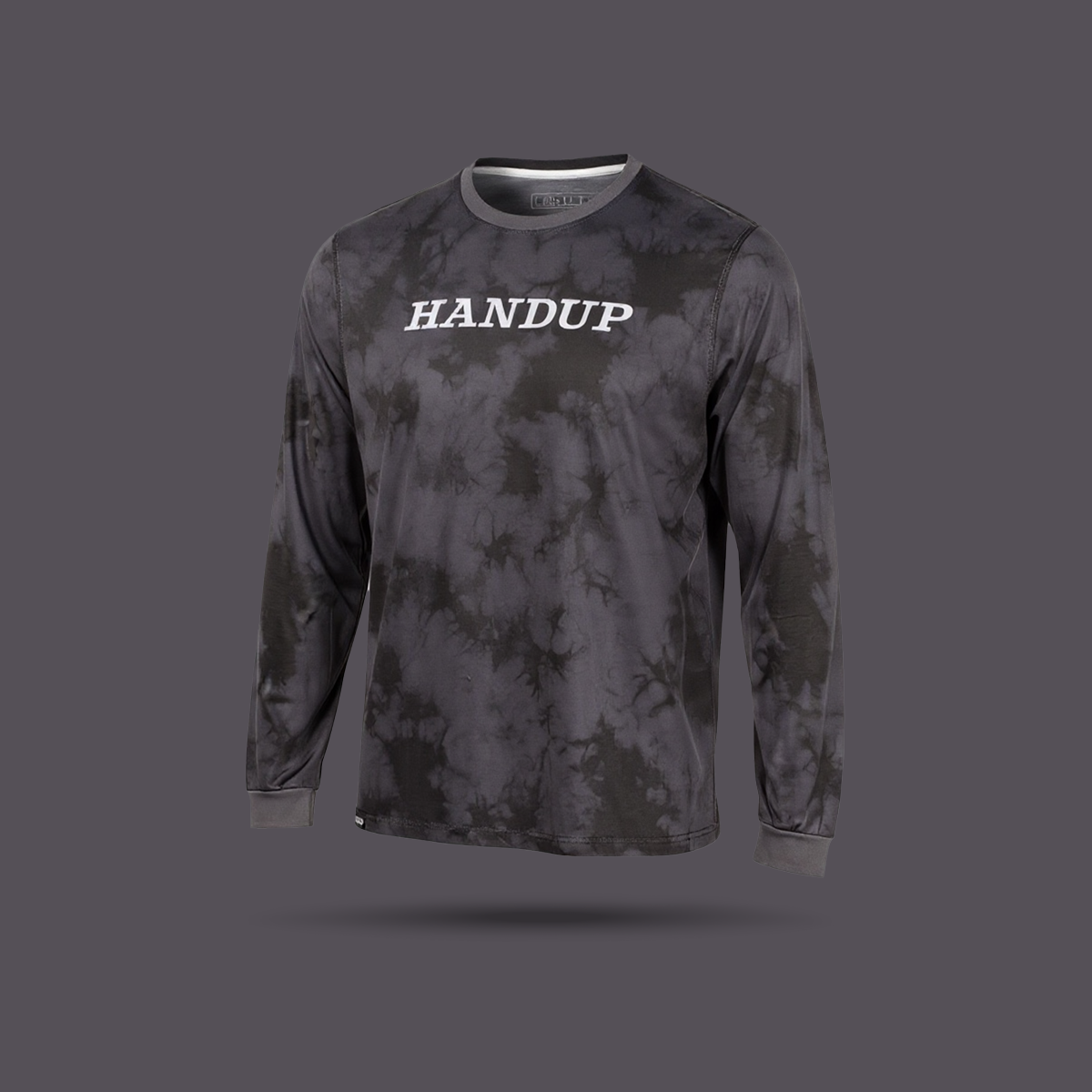 Handup ActiviTEE Long Sleeve - Grey Acid Wash