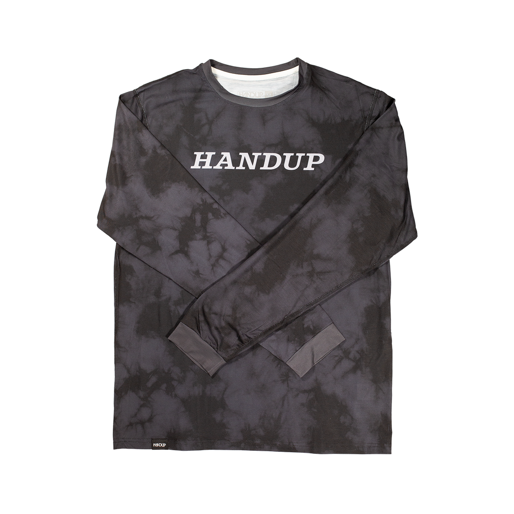 Handup ActiviTEE Long Sleeve - Grey Acid Wash