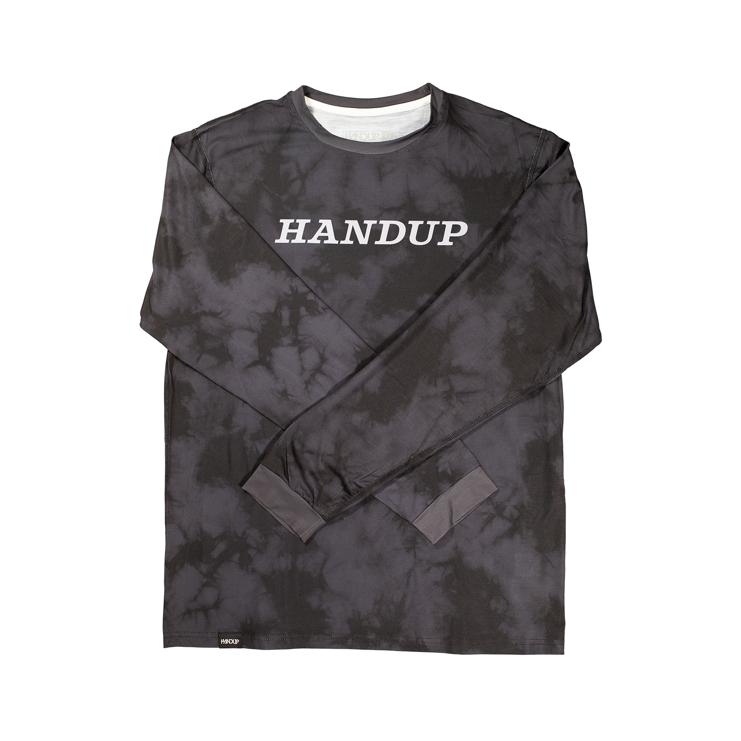 Handup ActiviTEE Long Sleeve - Grey Acid Wash