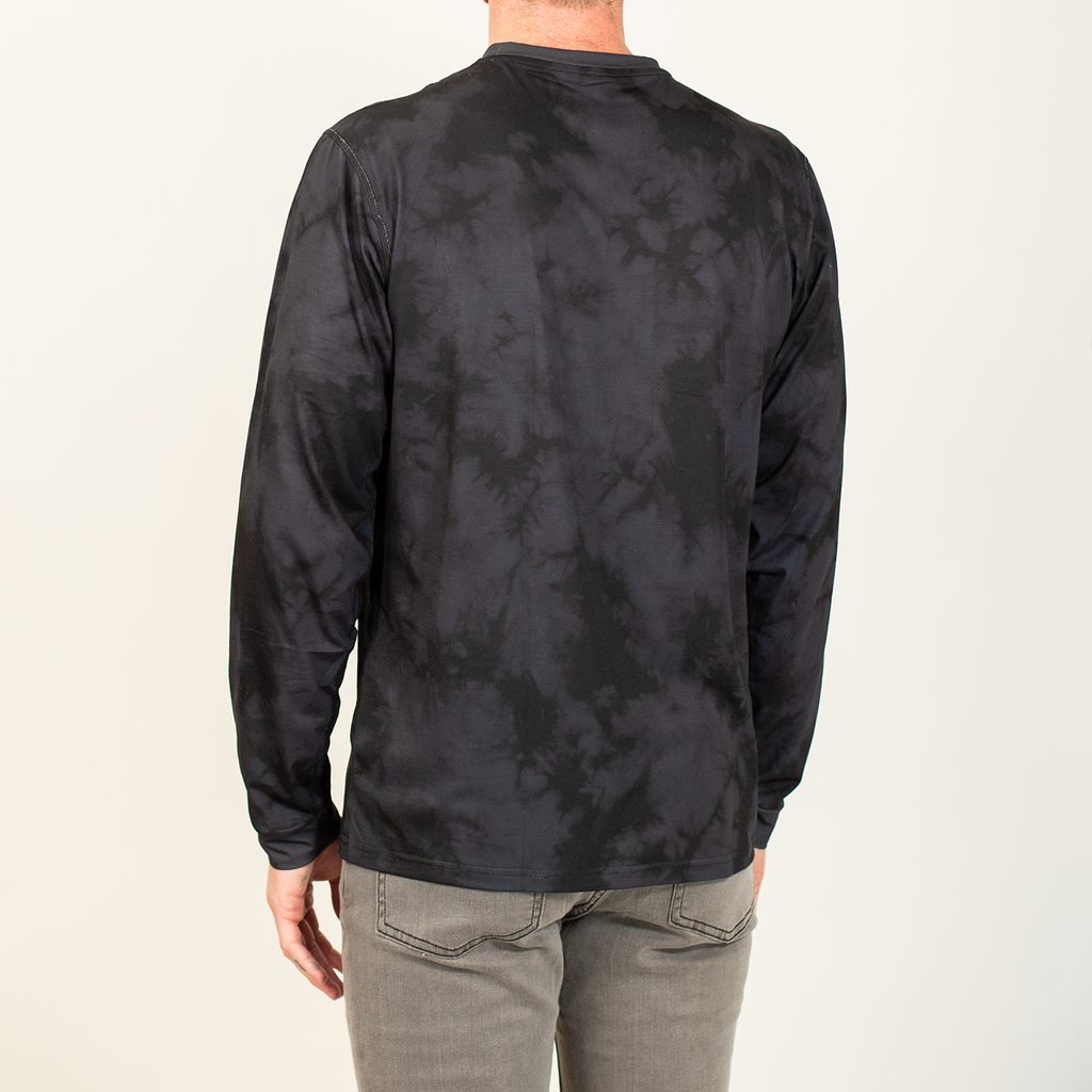 Handup ActiviTEE Long Sleeve - Grey Acid Wash