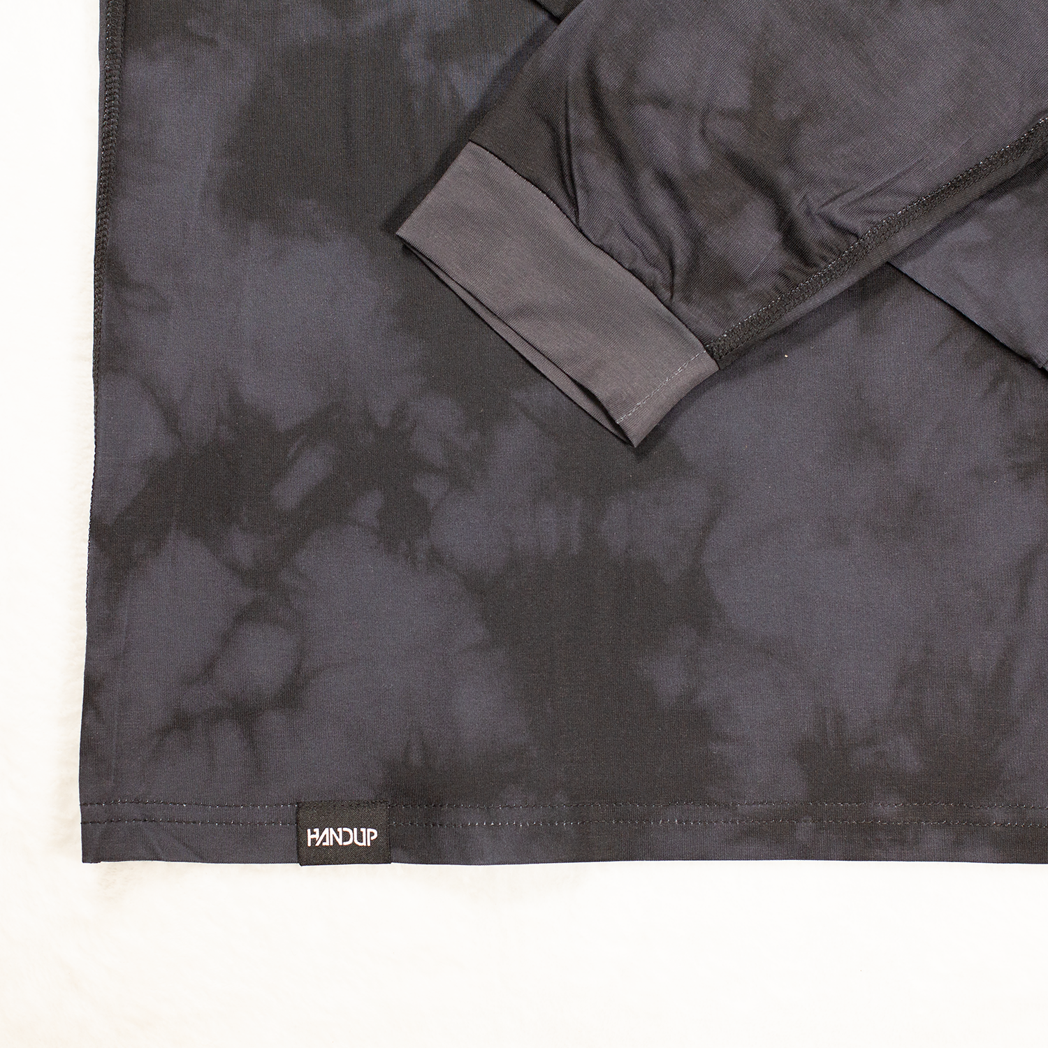 Handup ActiviTEE Long Sleeve - Grey Acid Wash