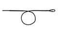 Short/BMX PolyLight Spokes Black