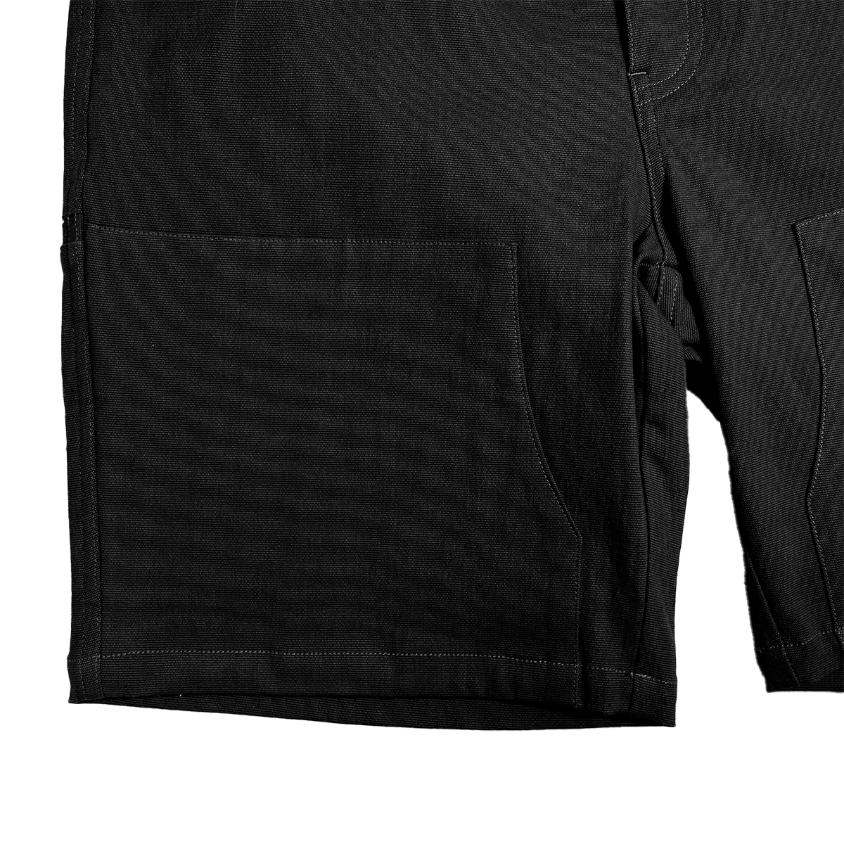 Handup WorkHorse Stretch Canvas Short - Pure Black