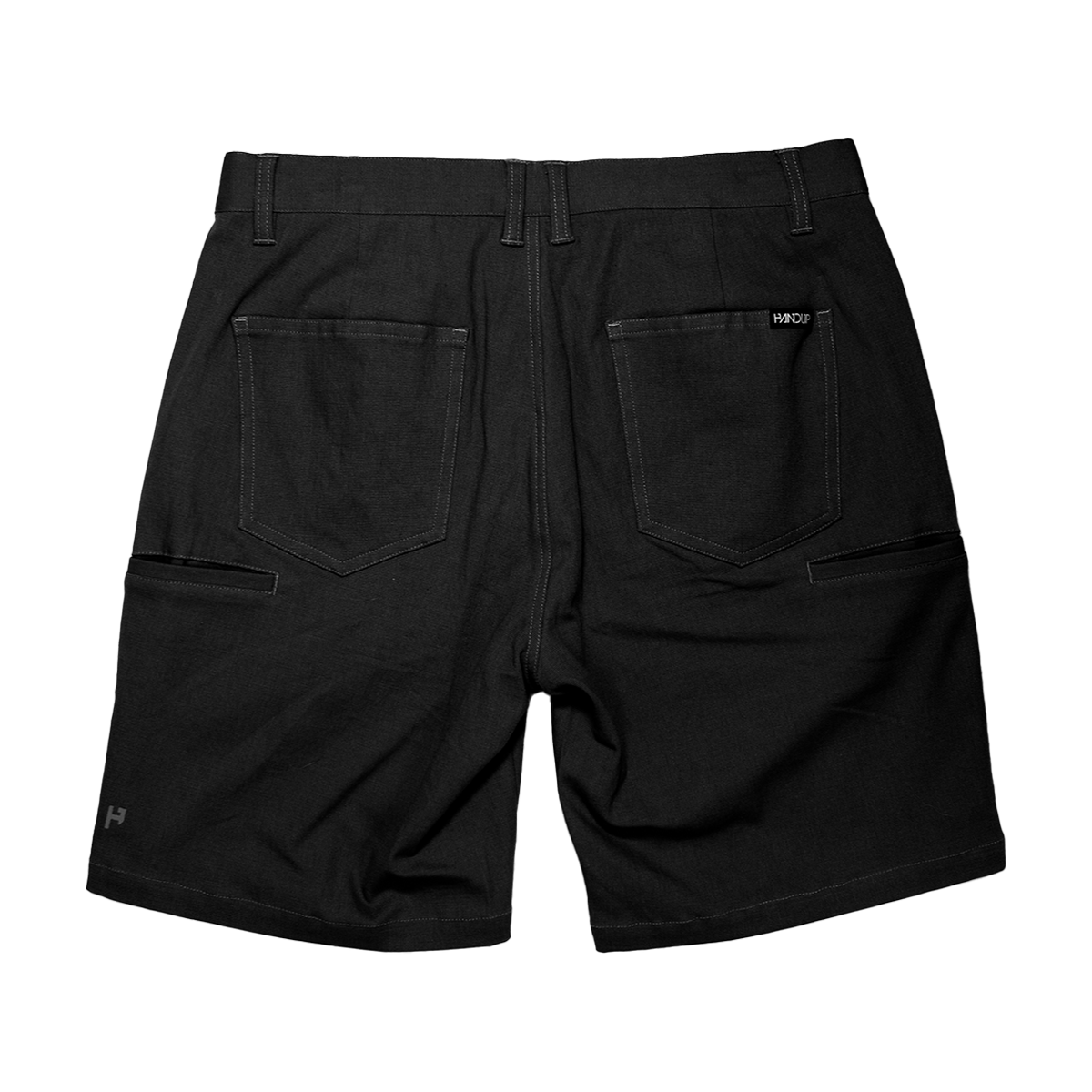Handup WorkHorse Stretch Canvas Short - Pure Black