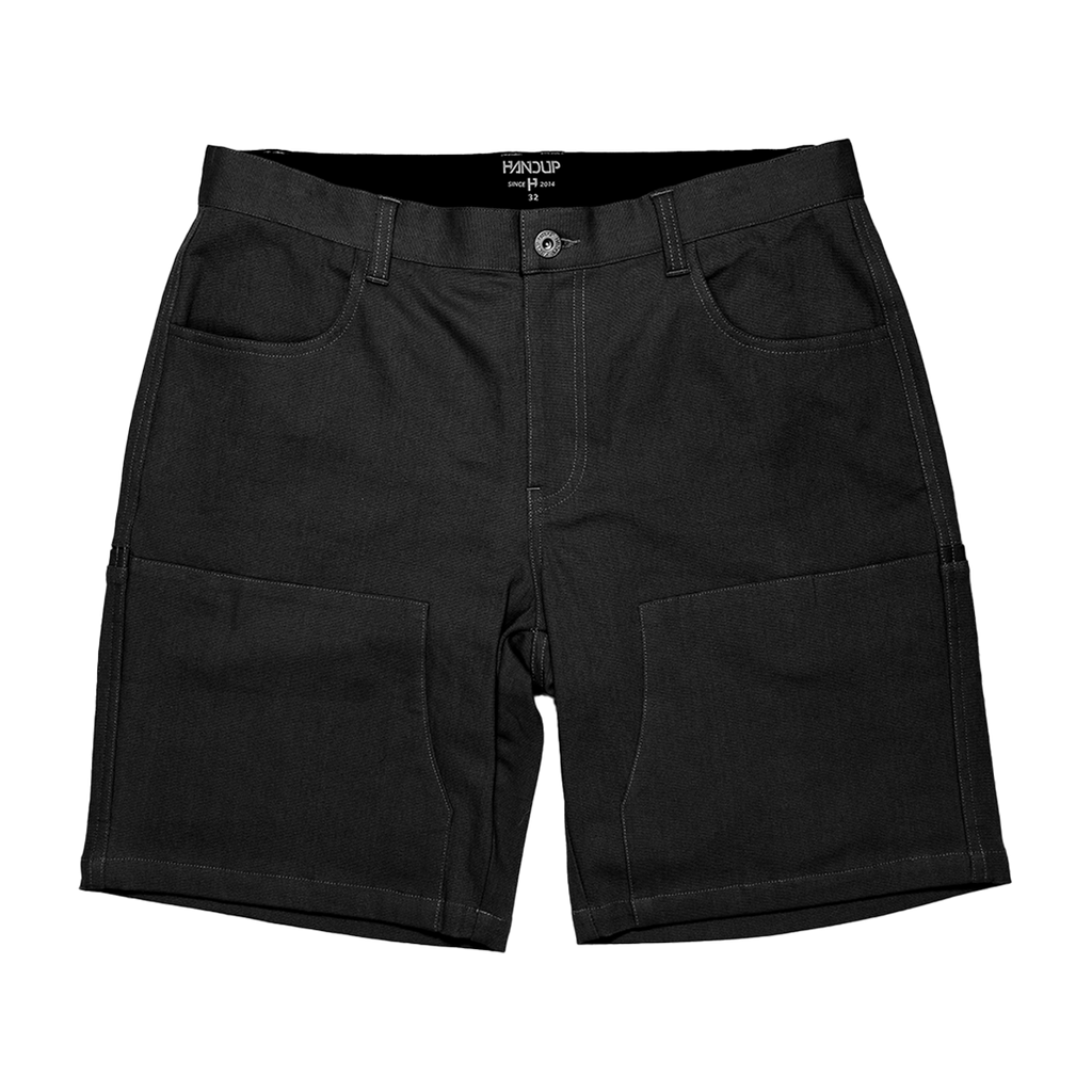 Handup WorkHorse Stretch Canvas Short - Pure Black