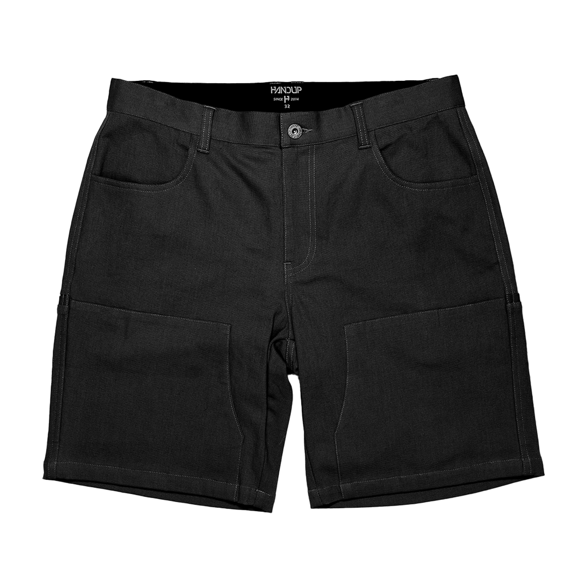 Handup WorkHorse Stretch Canvas Short - Pure Black