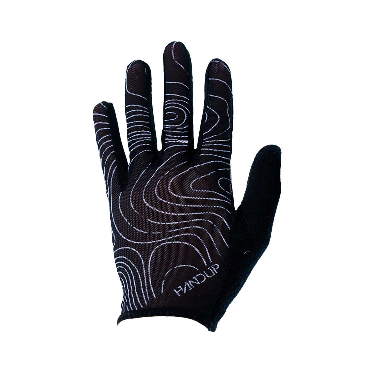 Handup Summer LITE Gloves - Topo Map Black