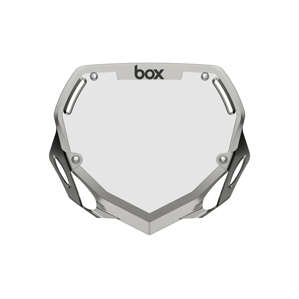 Box Number Plates Box Two Chrome Number Plate – On 2 Wheels BMX