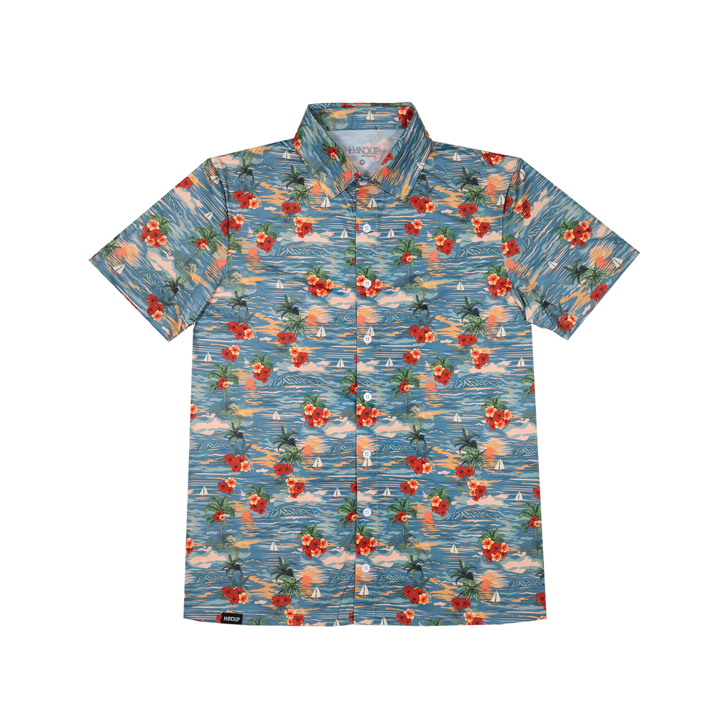 FlexGRID Button Up - Sunburn Shred