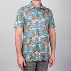 FlexGRID Button Up - Sunburn Shred