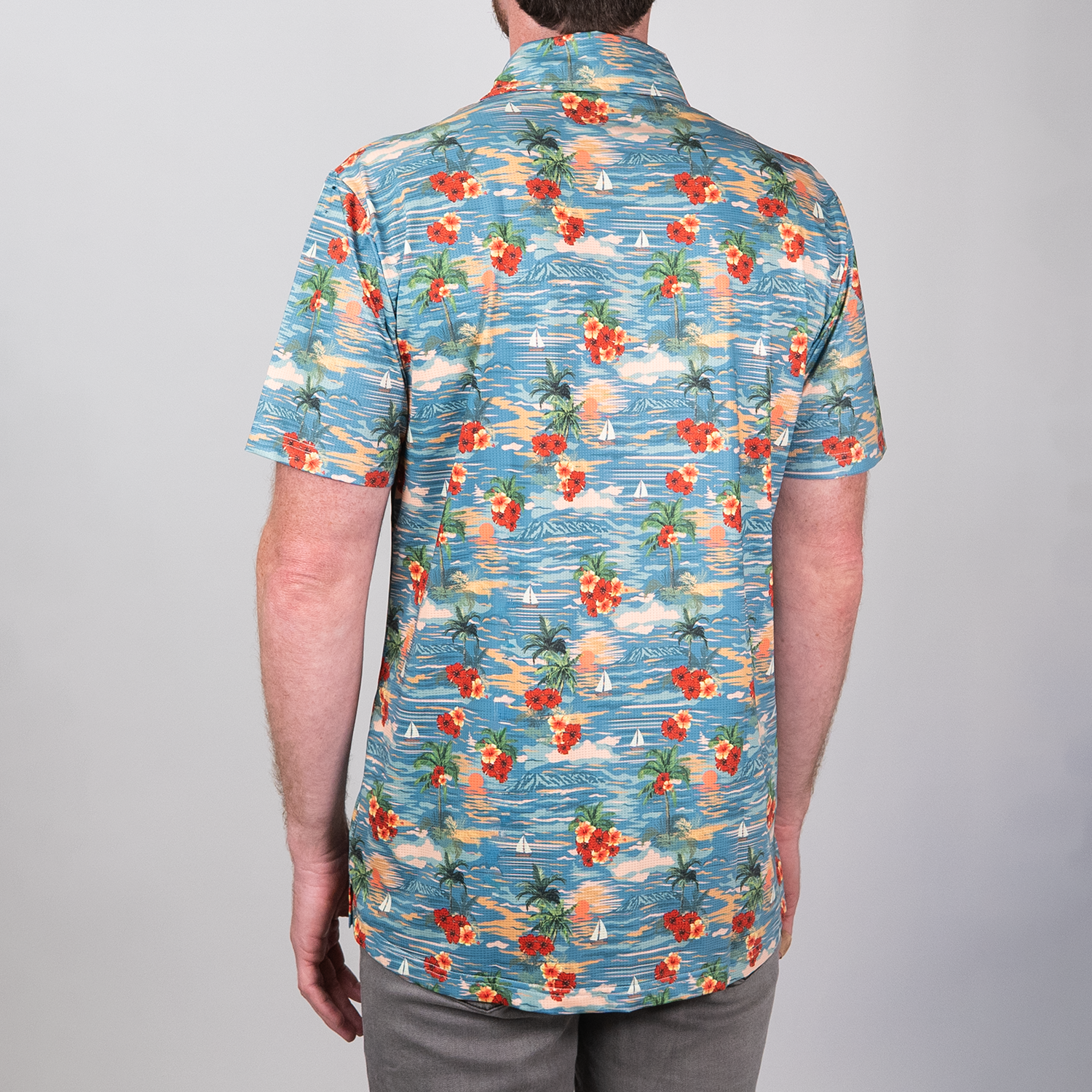 FlexGRID Button Up - Sunburn Shred