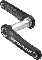 Promax CK-1 Carbon Crankset - 2-PC, Direct Mount SRAM 3-Bolt, 30mm Spindle, Black