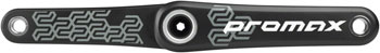 Promax CK-1 Carbon Crankset - 2-PC, Direct Mount SRAM 3-Bolt, 30mm Spindle, Black