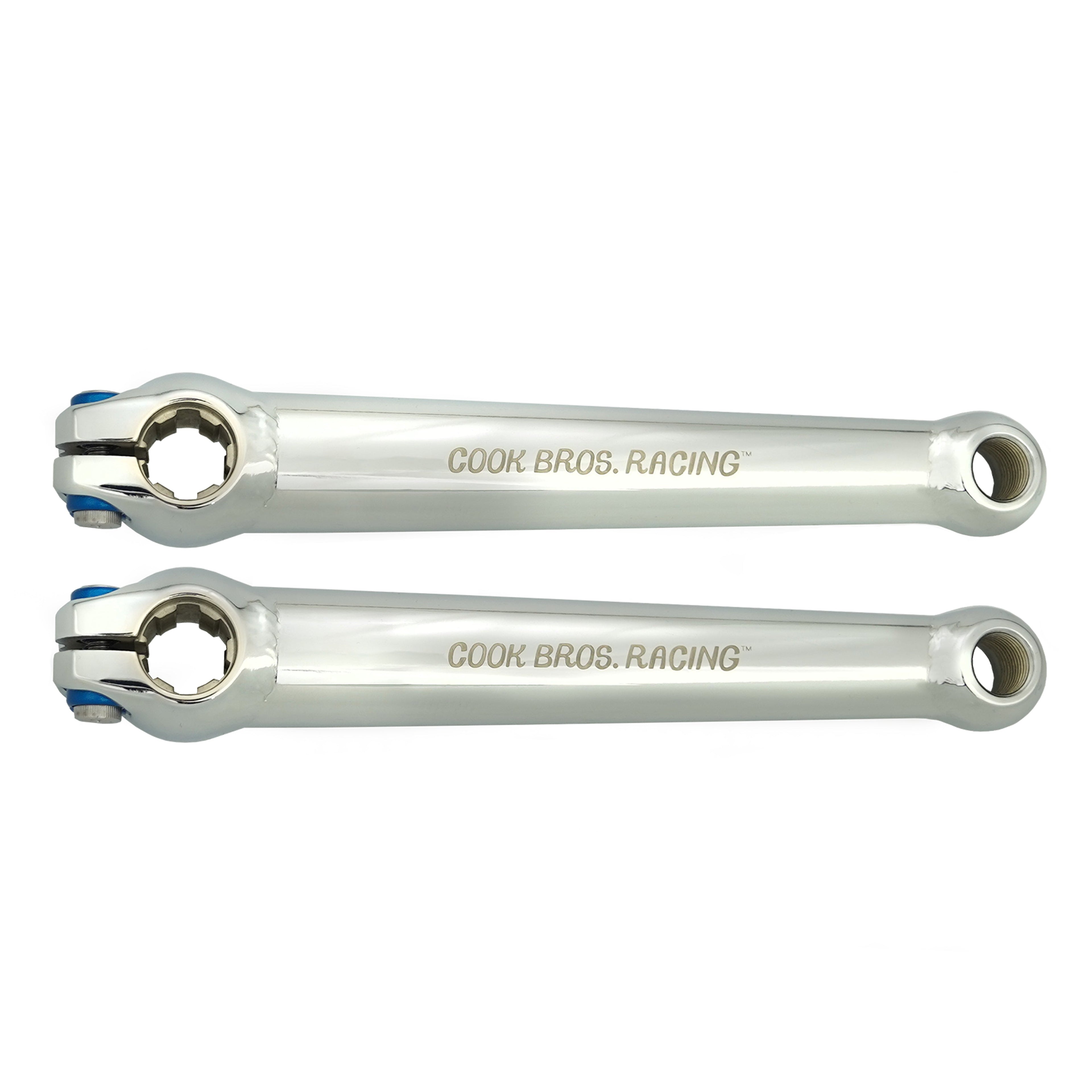 Cook Bros Racing Chromo "Dogbone" Crankset