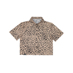 Cropped FlexGRID Button Up - Trail Cat