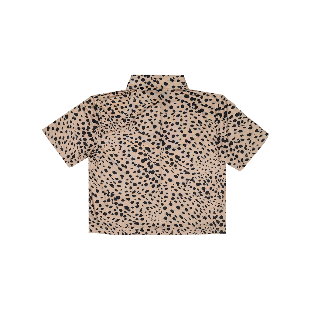 Cropped FlexGRID Button Up - Trail Cat