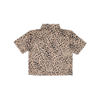 Cropped FlexGRID Button Up - Trail Cat