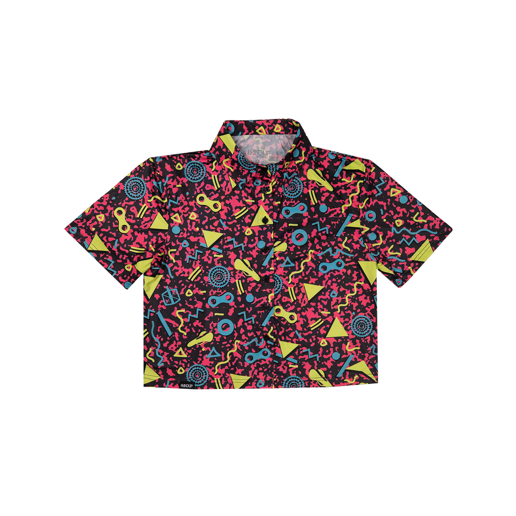 Cropped FlexGRID Button Up - Roller Link