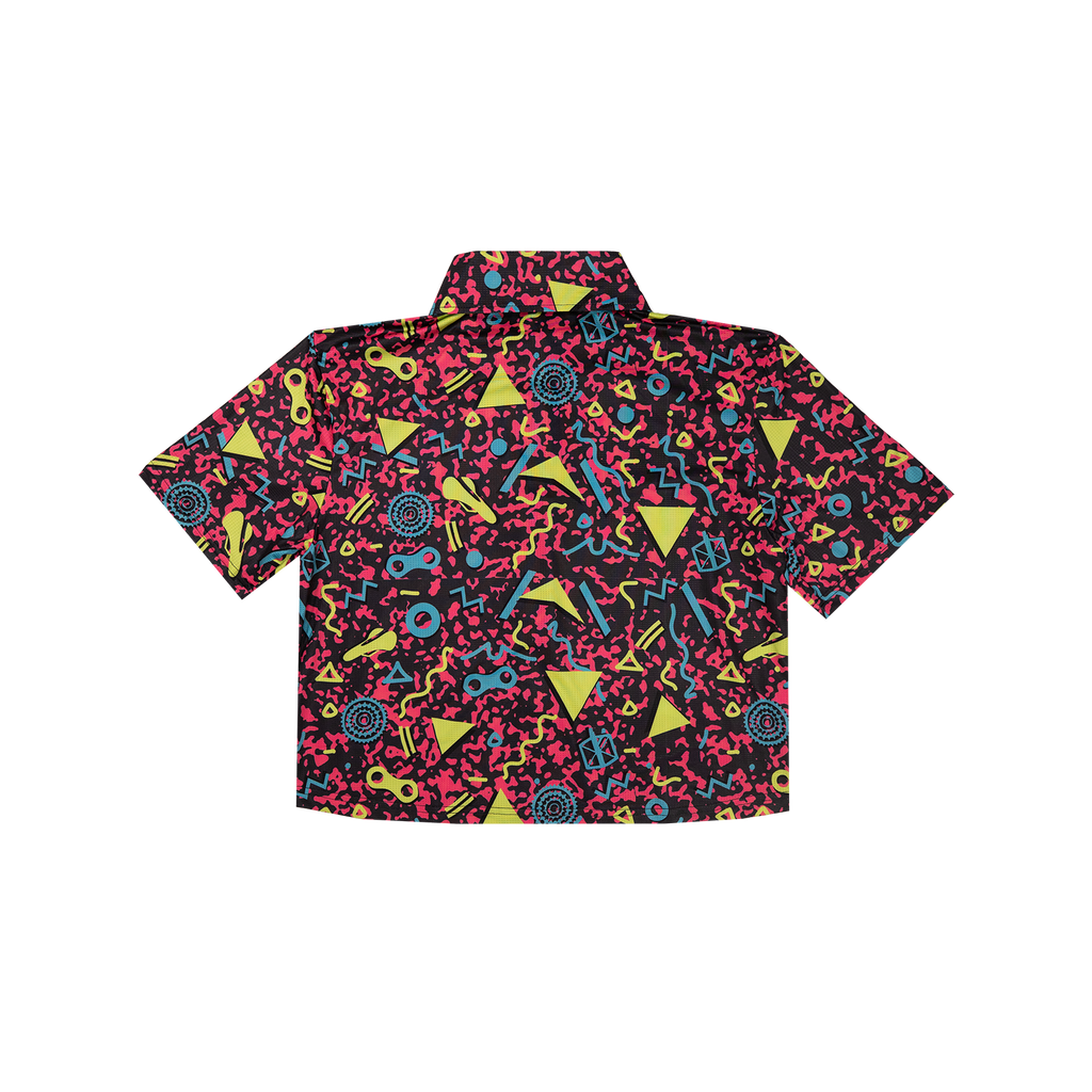 Cropped FlexGRID Button Up - Roller Link