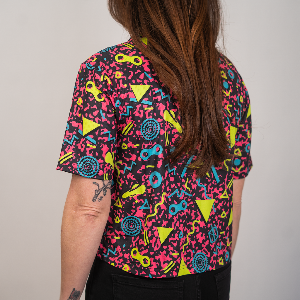 Cropped FlexGRID Button Up - Roller Link