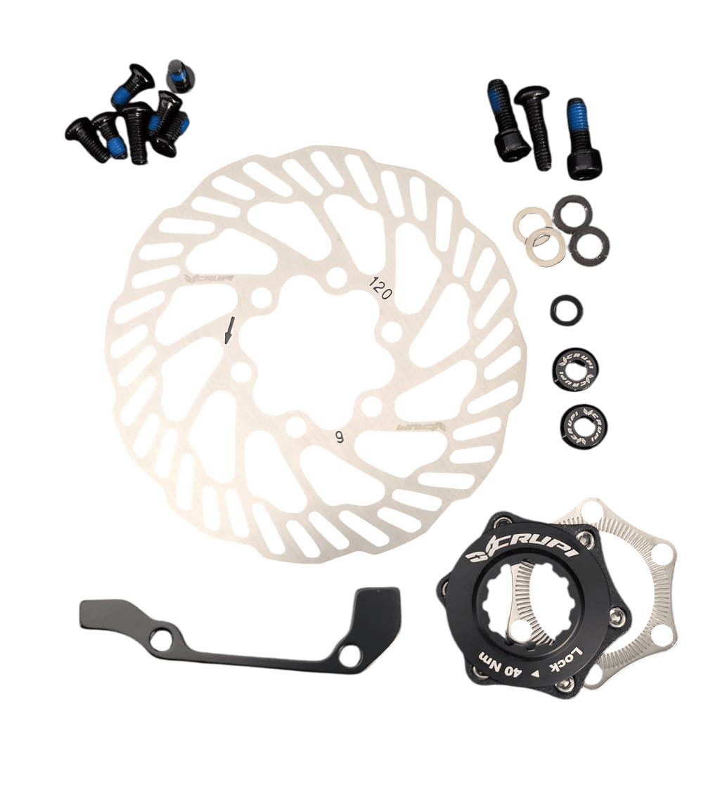 Modern Rim Brake Adapter Crupi Disc Brake Adapter Kit 120mm – On 2 Wheels BMX