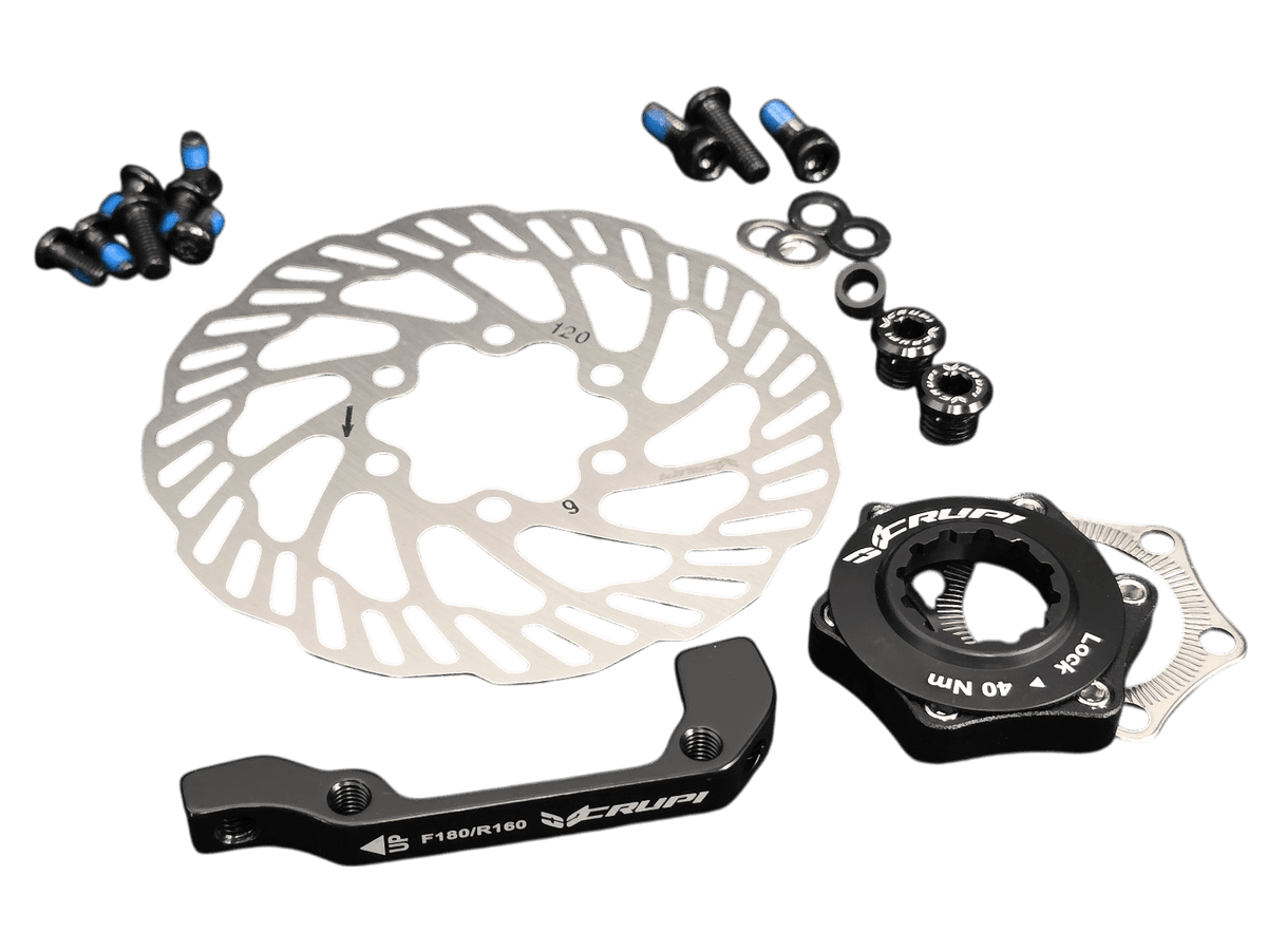 Modern Rim Brake Adapter Crupi Disc Brake Adapter Kit 120mm – On 2 Wheels BMX
