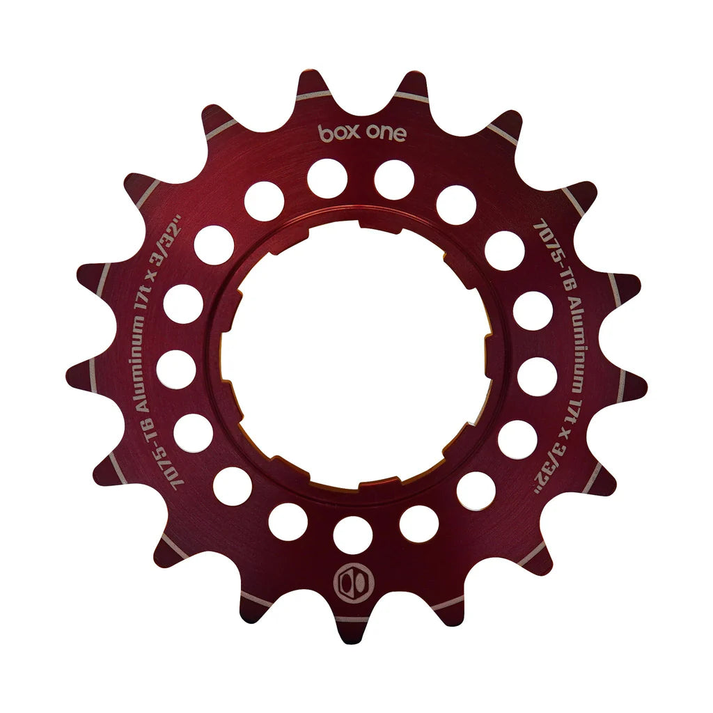 BOX ONE SINGLE SPEED ALLOY COGS