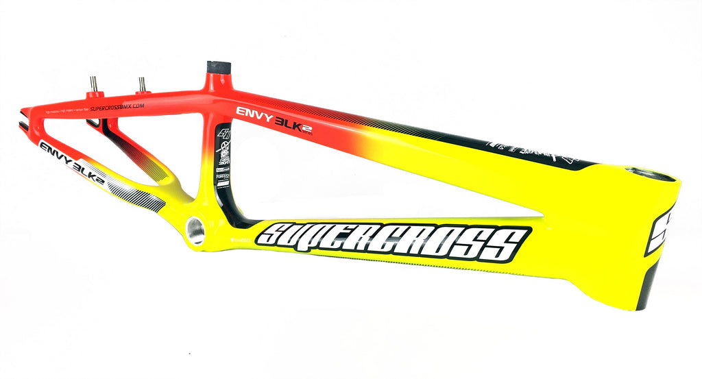 Box Racing Frames Supercross BMX | ENVY BLK 2 - Carbon Fiber BMX Race Frame – On 2 Wheels BMX