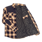 Handup Flannel Jacket - Navy/Tan Plaid