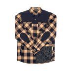 Handup Flannel Jacket - Navy/Tan Plaid
