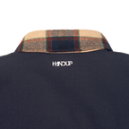 Handup Flannel Jacket - Navy/Tan Plaid