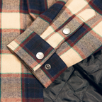 Handup Flannel Jacket - Navy/Tan Plaid