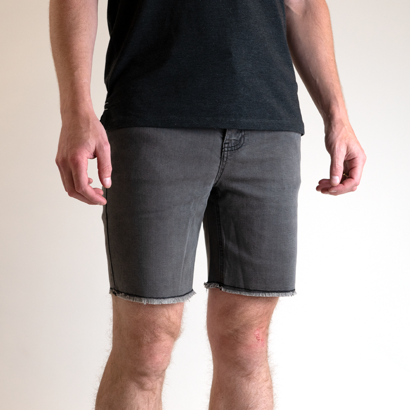 Handup Stretch Jorts - Faded Grey