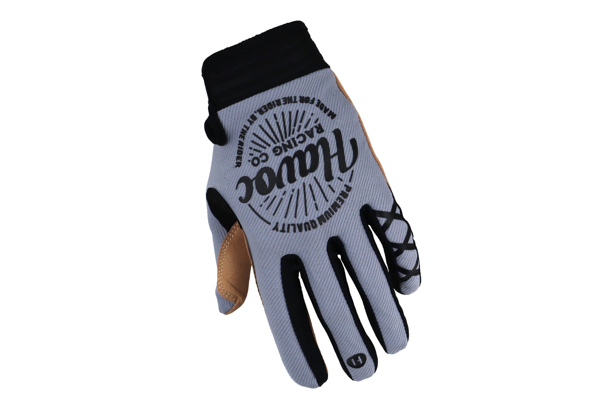 Havoc Gray and Black Gloves